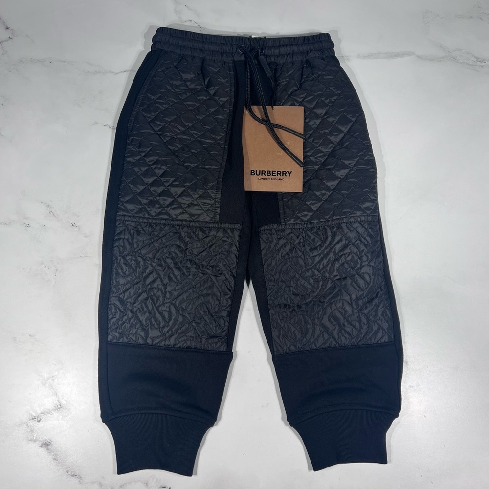 Burberry Timothie Logo Joggers Black Kids Sweatpants